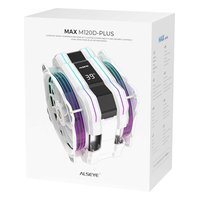 Кулер для процессора Alseye M120D PLUS White, до 180W, LGA1700/1200/115x/2066/2011/1366, AM5/AM4 (AS.01.01.0043) — фото 2