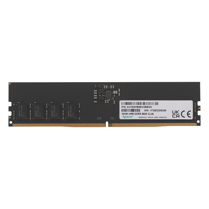Apacer FL.16G2C.PKH — Модуль памяти 16GB 5600MHz DDR5 non-ECC DIMM Unbuffered