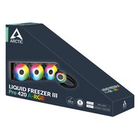 Система жидкостного охлаждения ARCTIC Liquid Freezer III Pro 420 A-RGB Black, радиатор 420 мм, LGA1851/1700, AM5/AM4 (ACFRE00185A) — фото 5