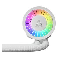 Система жидкостного охлаждения ARCTIC Liquid Freezer III Pro 420 A-RGB White, радиатор 420 мм, LGA1851/1700, AM5/AM4 (ACFRE00189A) — фото 4