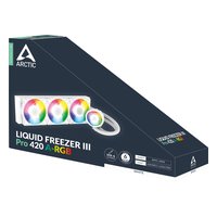 Система жидкостного охлаждения ARCTIC Liquid Freezer III Pro 420 A-RGB White, радиатор 420 мм, LGA1851/1700, AM5/AM4 (ACFRE00189A) — фото 5