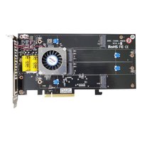 RAID-контроллер Areca ARC-1686-4NOD, 4× M.2 NVMe (PCIe 4.0 x2/x4) или M.2 SATA 6Gb/s, NVMe/SATA, RAID 0,1,10,Single Disk,JBOD, PCIe 4.0 x8, FH (ARC-1686-4NOD)