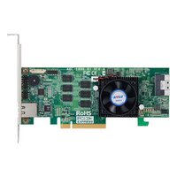 RAID-контроллер Areca ARC-1886-8I, 8 внутр. (1× SFF-8654 x8), SAS/SATA/NVMe 12 Гбит/с, RAID 0,1,10(1E),3,5,6,30,50,60,Single Disk,JBOD, кэш 8 ГБ, PCIe 4.0 x8, LP (ARC-1886-8I)