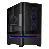 Корпус ASUS Prime AP202 ARGB, Mini Tower, mATX/Mini-ITX, без БП, стекло, чёрный (90DC00P0-B19000) — фото 1