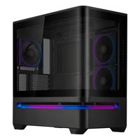 Корпус ASUS Prime AP202 ARGB, Mini Tower, mATX/Mini-ITX, без БП, стекло, чёрный (90DC00P0-B19000) — фото 2