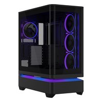 Корпус ASUS Prime AP304 ARGB, Midi Tower, ATX/mATX/Mini-ITX, без БП, стекло, чёрный (90DC0110-B19000) — фото 2
