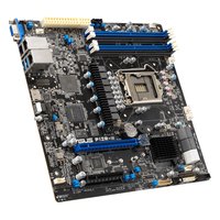 Материнская плата ASUS P12R-M/SYS, mATX, 1xLGA1200, Intel C252, 4xDDR4-3200MHz (до 128GB), 1xM.2, 6xSATA3, 1xPCIe 4.0 x16, HDMI/VGA, 2x1GbE, IPMI (90SB0AU0-M0XBN1) — фото 1