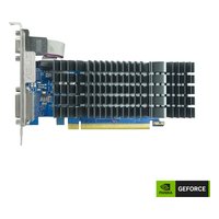 Видеокарта ASUS GeForce GT 710 2GB GDDR5/64-bit, PCIe 2.0, 1xDVI-D+1xHDMI, 2 слота, низкопрофильная, пассивная, без доп. питания (90YV0ALA-M0NA00) — фото 1