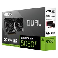 Видеокарта ASUS Dual GeForce RTX 5060 Ti OC Edition 8GB GDDR7/128-bit, PCIe 5.0, 1xHDMI+3xDP, 2,5 слота, 1x8-pin (90YV0MP2-M0NA00) — фото 5