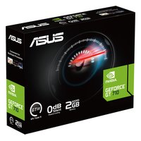 Видеокарта ASUS GeForce GT 710 2GB GDDR5/64-bit, PCIe 2.0, 1xDVI-D+1xHDMI, 2 слота, низкопрофильная, пассивная, без доп. питания (GT710-SL-2GD5-BRK-EVO) — фото 5