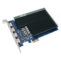 Видеокарта ASUS GeForce GT 730 2GB GDDR5/64-bit, PCIe 2.0, 4xHDMI, 1 слот, пассивная, без доп. питания (GT730-4H-SL-2GD5) — фото 2