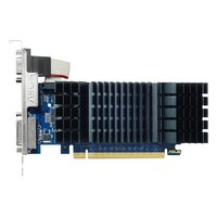 Видеокарта ASUS GeForce GT 730 2GB GDDR5/64-bit, PCIe 2.0, 1xDVI-D+1xHDMI, 2 слота, низкопрофильная, пассивная, без доп. питания (GT730-SL-2GD5-BRK) — фото 1