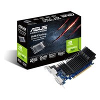 Видеокарта ASUS GeForce GT 730 2GB GDDR5/64-bit, PCIe 2.0, 1xDVI-D+1xHDMI, 2 слота, низкопрофильная, пассивная, без доп. питания (GT730-SL-2GD5-BRK) — фото 4