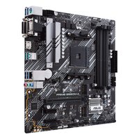 Материнская плата ASUS PRIME B550M-A/CSM, mATX, 1xAM4, AMD B550, 4xDDR4-4866MHz (до 128GB), 2xM.2, 4xSATA3, 1xPCIe 4.0 x16, VGA/DVI/HDMI, 1x1GbE (90MB14I0-M0EAYC) — фото 2