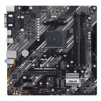 Материнская плата ASUS PRIME B550M-K, mATX, 1xAM4, AMD B550, 4xDDR4-4866MHz (до 128GB), 2xM.2, 4xSATA3, 1xPCIe 4.0 x16, VGA/DVI/HDMI, 1x1GbE (90MB14V0-M0EAY0)