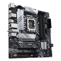 Материнская плата ASUS PRIME B660M-A WIFI D4, mATX, 1xLGA1700, Intel B660, 4xDDR4 (до 128GB), 2xM.2, 4xSATA3, 1xPCIe 4.0 x16, DP/HDMI, 1x1GbE, Wi-Fi 6 (90MB1AE0-M1EAY0) — фото 3