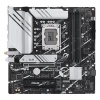 Материнская плата ASUS PRIME B760M-A WIFI D4, mATX, 1xLGA1700, Intel B760, 4xDDR4-5333MHz (до 128GB), 2xM.2, 4xSATA3, 1xPCIe 4.0 x16, HDMI/DP, 1x2.5GbE, Wi-Fi 6 — фото 1