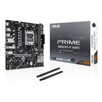 Материнская плата ASUS PRIME B850M-F WIFI, mATX, 1xAM5, AMD B850, 2xDDR5-8400MHz (до 128GB), 2xM.2, 4xSATA3, 1xPCIe 5.0 x16, HDMI, 1x1GbE, Wi-Fi 6 — фото 1