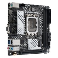 ASUS 90MB1GB0-M0EAYC — Материнская плата PRIME H610I-PLUS-CSM, Mini-ITX, 1xLGA1700, Intel H610, 2xDDR5-5600MHz (до 96GB), 1xM.2, 4xSATA3, 1xPCIe 4.0 x16, DP/HDMI/VGA, 1x1GbE — фото 2