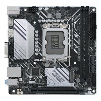 Материнская плата ASUS PRIME H610I-PLUS D4-CSM, Mini-ITX, 1xLGA1700, Intel H610, 2xDDR4-3200MHz (до 64GB), 1xM.2, 4xSATA3, 1xPCIe 4.0 x16, DP/HDMI/VGA, 1x1GbE — фото 1