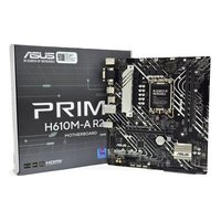 Материнская плата ASUS PRIME H610M-A R2.0, mATX, 1xLGA1700, Intel H610, 2xDDR5 (до 96GB), 2xM.2, 4xSATA3, 1xPCIe 4.0 x16, DP/HDMI/VGA, 1x1GbE (90MB1MJ0-M0EAY0) — фото 2