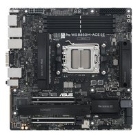 Материнская плата ASUS Pro WS B850M-ACE SE, mATX, 1xAM5, AMD B850, 4xDDR5-8000MHz (до 256GB), 2xM.2, 4xSATA3, 1xPCIe 5.0 x16, DP/HDMI/VGA, 1x10GbE+1x2.5GbE+1x1GbE, IPMI (90MB1MN0-M0EAY0) — фото 1