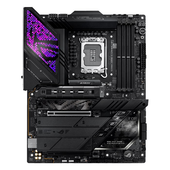 Материнская плата ASUS ROG STRIX Z890-E GAMING WIFI, ATX, 1xLGA1851, Intel Z890, 4xDDR5-9200MHz (до 256GB), 7xM.2, 4xSATA3, 1xPCIe 5.0 x16, DP/HDMI, 1x5GbE, Wi-Fi 7 (90MB1IM0-M0EAY0)