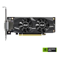 Видеокарта ASUS GeForce RTX 3050 6GB GDDR6/96-bit, PCIe 4.0, 1xDVI-D+1xHDMI+1xDP, 2 слота, низкопрофильная, без доп. питания (RTX3050-O6G-LP-BRK) — фото 1