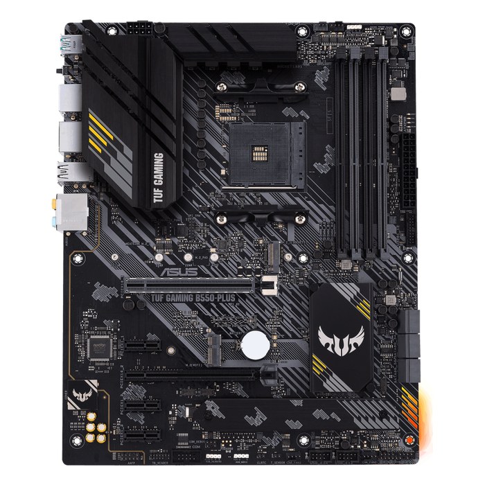 Материнская плата ASUS TUF GAMING B550-PLUS, ATX, 1xAM4, AMD B550, 4xDDR4 (до 128GB), 2xM.2, 6xSATA3, 1xPCIe 4.0 x16, DP/HDMI, 1x2.5GbE