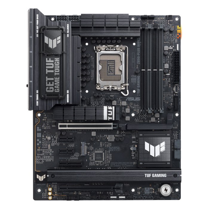 Материнская плата ASUS TUF GAMING Z890-PLUS WIFI, ATX, 1xLGA1851, Intel Z890, 4xDDR5 (до 256GB), 4xM.2, 4xSATA3, 1xPCIe 5.0 x16, DP/HDMI, 1x2.5GbE, Wi-Fi 7 (90MB1IQ0-M0EAY0)