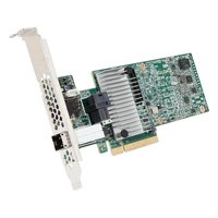 RAID-контроллер Broadcom 9380-4i4e, 4 внутр. (1× SFF-8643), 4 внеш. (1× SFF-8644), SAS/SATA 12 Гбит/с, RAID 0,1,5,6,10,50,60, кэш 1 ГБ, PCIe 3.0 x8, LP (05-25190-02)