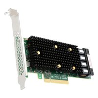 HBA-адаптер Broadcom 9400-16i, 16 внутр. (4× SFF-8643), SAS/SATA/NVMe 12 Гбит/с, PCIe 3.1 x8, LP (05-50008-00)