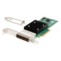 Broadcom 05-50075-00 — HBA-адаптер 9500-16e, 16 внеш. (4× SFF-8644), SAS/SATA/NVMe 12 Гбит/с, PCIe 4.0 x8, LP (FH-планка в комплекте)
