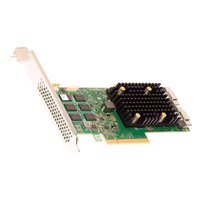 Broadcom 05-50077-02 — HBA-адаптер 9500-16i, 16 внутр. (2× SFF-8654 x8 (SlimSAS)), SAS/SATA/NVMe 12 Гбит/с, PCIe 4.0 x8, LP (FH-планка в комплекте)