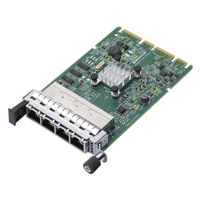 Сетевая карта OCP 3.0 SFF Broadcom BCM95719N1905C, 4× RJ45 1 GbE, Broadcom BCM5719, PCIe 2.0 x4
