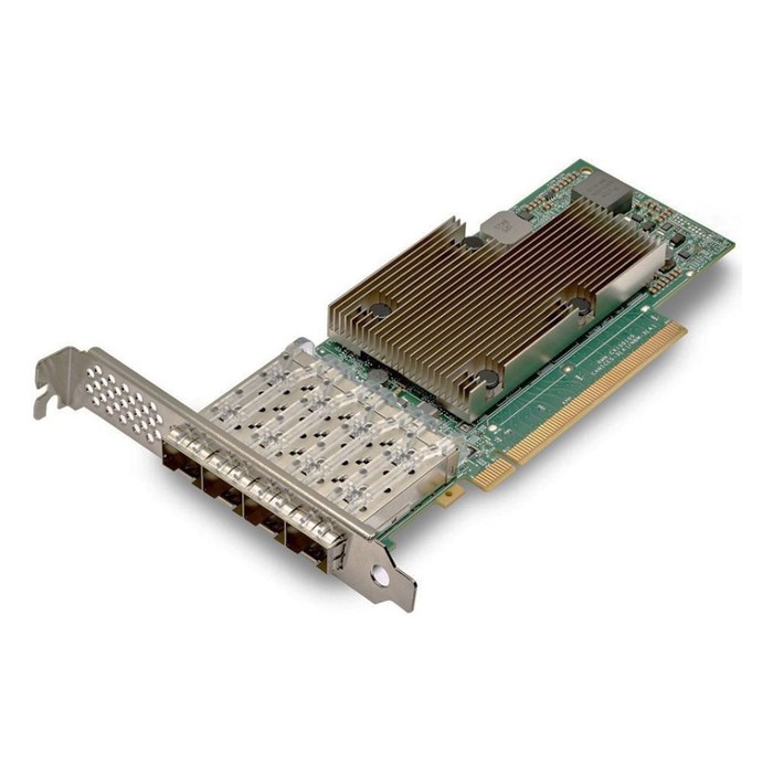 Сетевая карта Broadcom BCM957504-P425G, 4× SFP28 25 GbE, Broadcom BCM57504, PCIe 4.0 x16 (BCM957504-P425G)