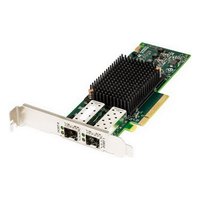 FC-адаптер Emulex LPe31002-M6, 2× LC (SFP+ в комплекте) 16 GFC, Emulex XE501 (Gen 6), PCIe 3.0 x8, LP (FH-планка в комплекте), трансиверы: 2× SFP+ SW (LC), установлены (LPE31002-M6) — фото 1