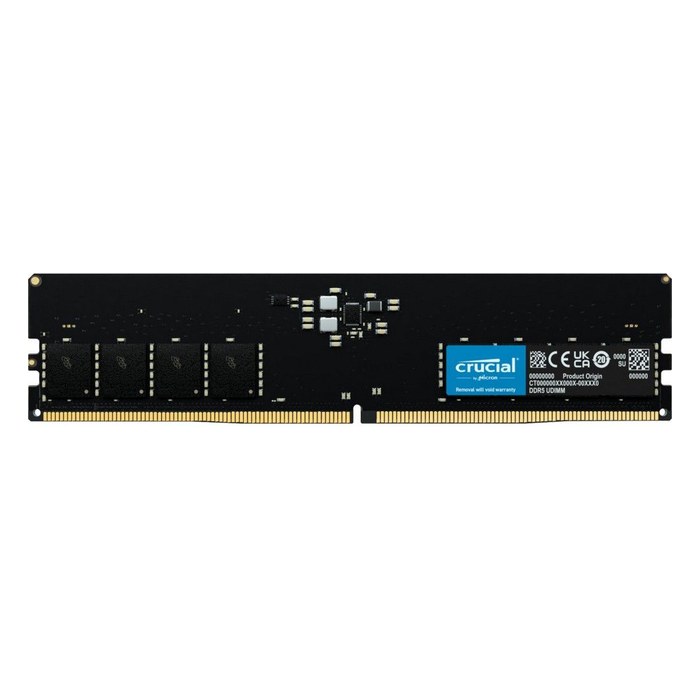 Модуль памяти 32GB 5600MHz DDR5 non-ECC DIMM Unbuffered, Crucial (CT32G56C46U5)