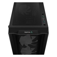 Корпус Deepcool CC560 MESH V2, Midi Tower, ATX/mATX/Mini-ITX, без БП, стекло, чёрный (R-CC560-BKAMA4-G-2) — фото 3