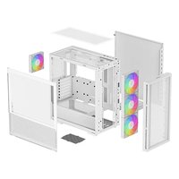 Корпус Deepcool CH560 WH, Midi Tower, E-ATX/ATX/mATX/Mini-ITX, без БП, стекло, белый — фото 5
