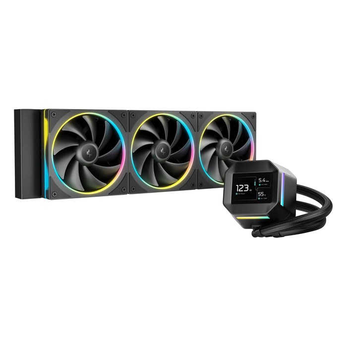 Система жидкостного охлаждения DeepCool LM360, радиатор 360 мм, до 300W, LGA1851/1700/1200/115x, AM5/AM4 (R-LM360-BKDMMC-1)