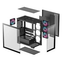 Корпус Deepcool CG580 4F, Midi Tower, ATX/mATX/Mini-ITX, без БП, стекло, чёрный (R-CG580-BKADA4-G-1) — фото 5