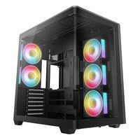 Корпус Deepcool CG590U 5F, Midi Tower, ATX/mATX/Mini-ITX, без БП, стекло, чёрный (R-CG590U-BKAGA5-G) — фото 1