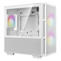 Корпус Deepcool CH360 WH, Mini Tower, mATX/Mini-ITX, без БП, стекло, белый — фото 2