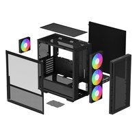 Корпус DeepCool CH560, Midi Tower, E-ATX/ATX/mATX/Mini-ITX, без БП, стекло, чёрный (R-CH560-BKAPE4-G-1) — фото 4