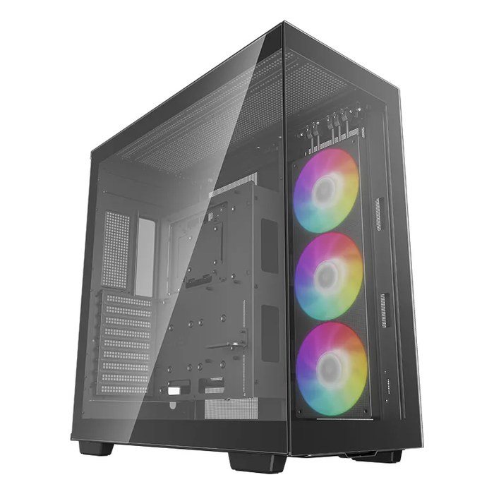 Корпус Deepcool CH780, Full Tower, E-ATX/ATX/mATX/Mini-ITX, без БП, стекло, чёрный (R-CH780-BKADE41-G-1)