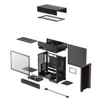 Корпус Deepcool CL660, Midi Tower, ATX/mATX/Mini-ITX, без БП, стекло, чёрный (R-CL660-BKNNA0-G-1) — фото 5