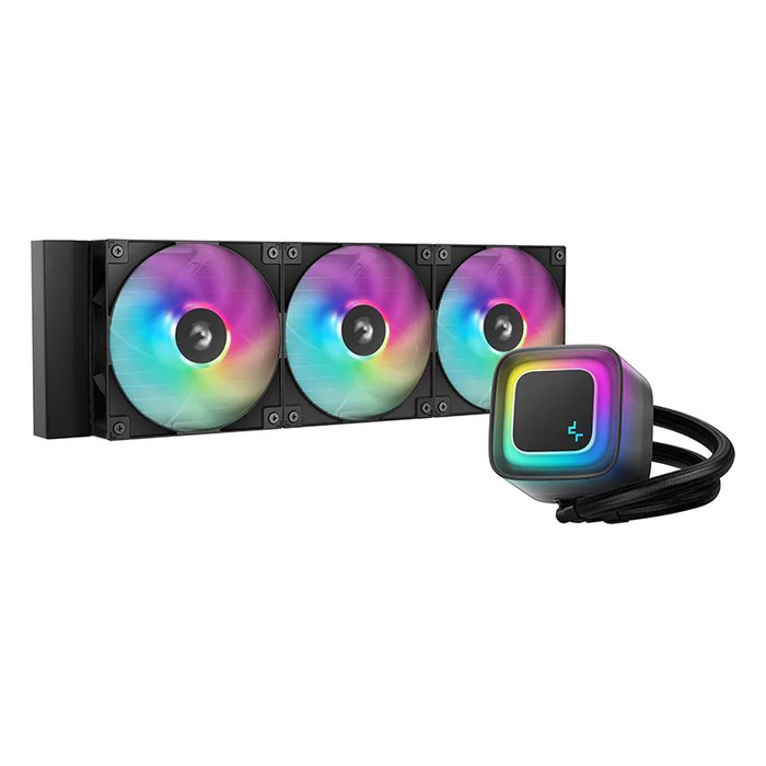 Система жидкостного охлаждения DeepCool LE360 V2, радиатор 360 мм, до 300W, LGA1851/1700/1200/115x, AM5/AM4 (R-LE360-BKAMMC-G-2)