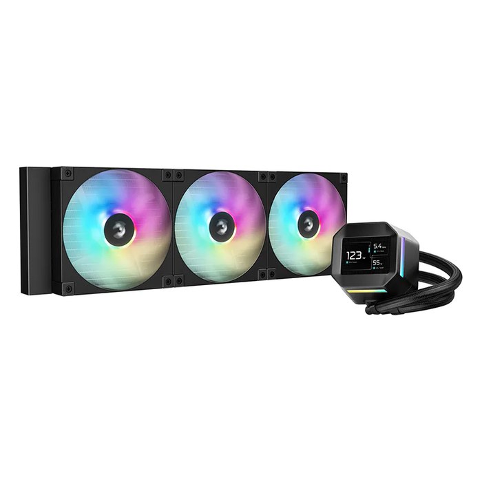 Система жидкостного охлаждения DeepCool LM420, радиатор 420 мм, до 350W, LGA1851/1700/1200/115x, AM5/AM4 (R-LM420-BKDMMC-1)