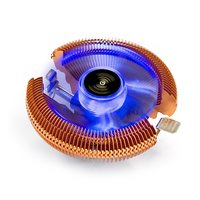 Кулер для процессора ExeGate Wizard EE91-Cu.BLUE, до 80W, LGA1954/1851/1700/1200/115x, AM5/AM4 (EX286153RUS)